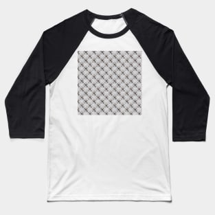 A White Lace Pattern Baseball T-Shirt